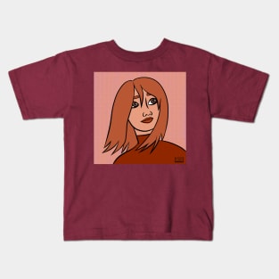 Comic girl Kids T-Shirt